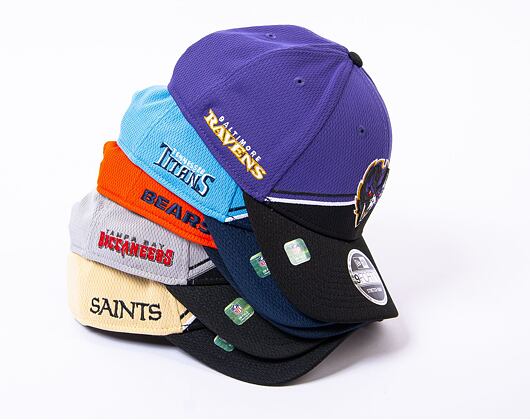 Kšiltovka New Era 9FORTY Stretch-Snap NFL Sideline 23 New Orleans Saints Team Colors