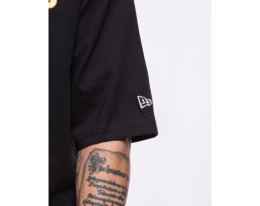Triko New Era MLB Large Logo Oversized Tee Oakland Athletics Cooperstown Black / Dark Green