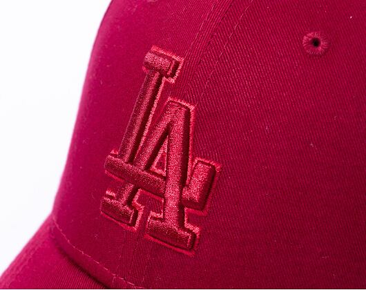 Kšiltovka New Era 9FORTY MLB Team Outline Los Angeles Dodgers Cardinal / Litmus Pink