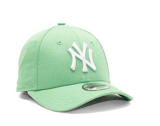 Dětská Kšiltovka New Era 9FORTY Kids MLB League Essential New York Yankees Tropical Green / White
