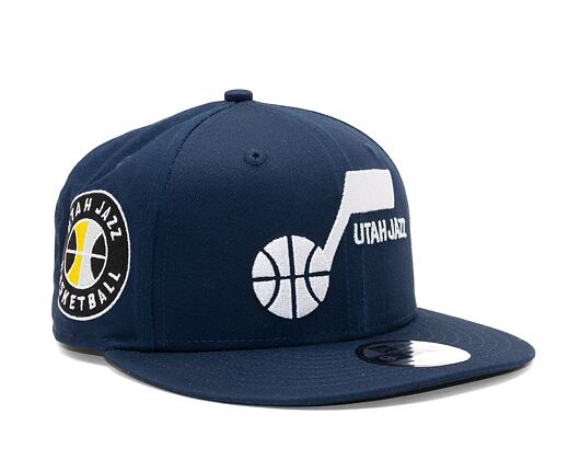 Kšiltovka New Era 9FIFTY NBA Patch Utah Jazz Oceanside Blue / White