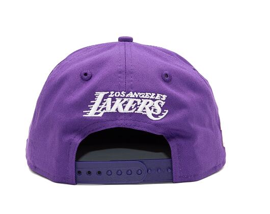 Kšiltovka New Era 9FIFTY NBA Patch Los Angeles Lakers True Purple / Upright Yellow