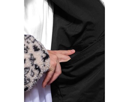 Bunda Karl Kani Og Paisley Teddy Puffer Jacket off white/black