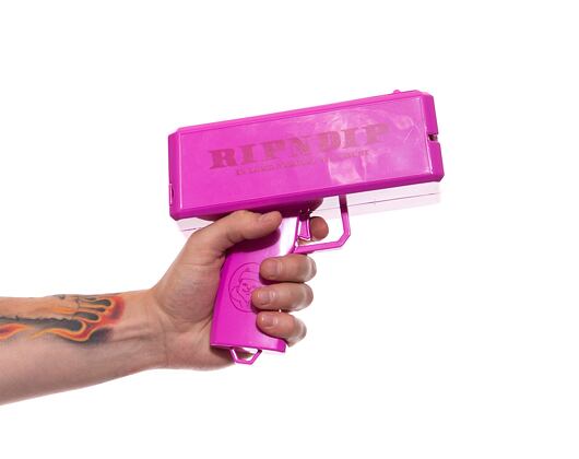 Pistole na peníze Rip N Dip Moneybag Money Gun Hot Pink