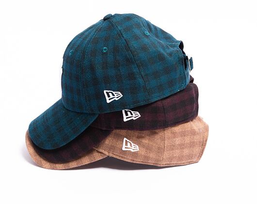 Kšiltovka New Era 9FORTY MLB Flannel Los Angeles Dodgers Camel / White