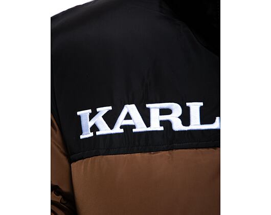 Bunda Karl Kani Retro Essential Puffer Jacket dark brown
