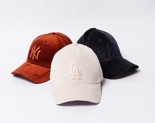 Kšiltovka New Era 39THIRTY MLB Wide Cord Los Angeles Dodgers Stone / Stone