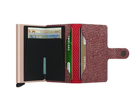 Peněženka Miniwallet Secrid Sparkle Red