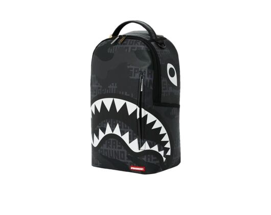 Batoh Sprayground Camo Infinity Black DLXSV Backpack Black / White