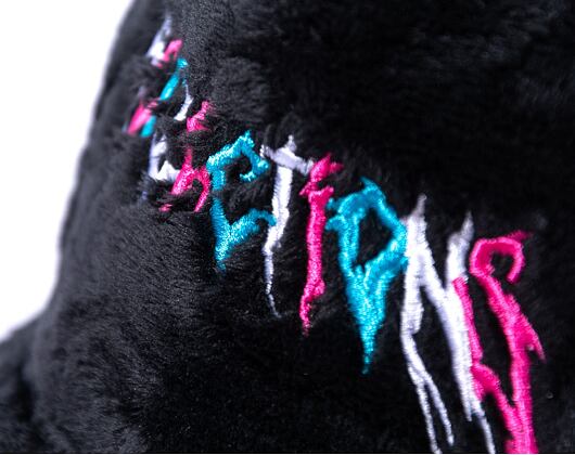 Kšiltovka Reflection Luxury Fuzzy Trucker Satin Black / Multi
