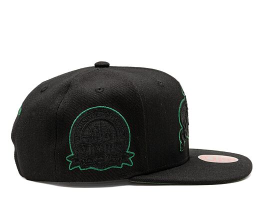 Kšiltovka Mitchell & Ness Tc Bottoms Snapback Hwc NBA SEATTLE SUPERSONICS Black