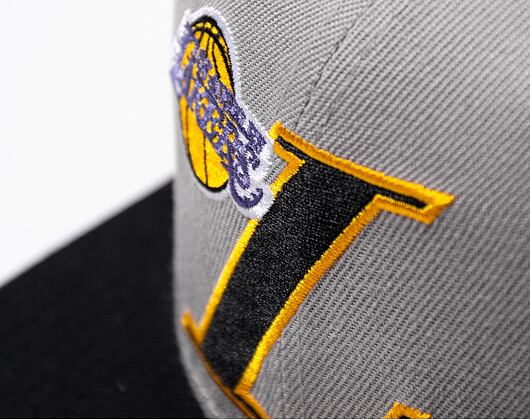 Kšiltovka Mitchell & Ness Top Letter Snapback NBA LOS ANGELES LAKERS Grey