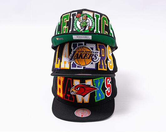 Kšiltovka Mitchell & Ness Varsity Bust Snapback NBA BOSTON CELTICS Black