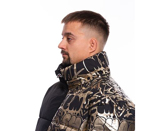 Zimní Bunda Sprayground Gold Graffiti Down Jacket (péřovka) Black / Gold