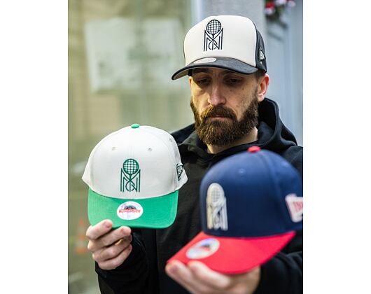 Kšiltovka Mitchell & Ness Game Set Snapback Branded Branded Off White