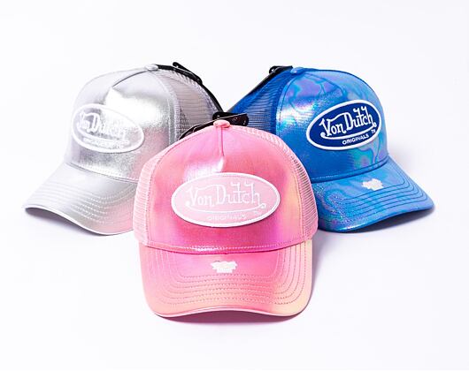 Kšiltovka Von Dutch Trucker Adelaide - Polyester - Pink Metallic