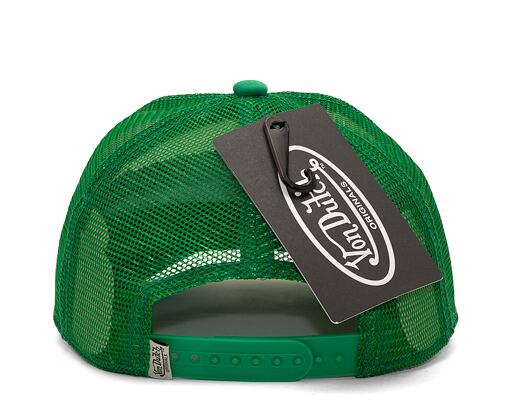 Kšiltovka Von Dutch Trucker Tampa - Trucker Foam - Polyester Foam - Cream/Green