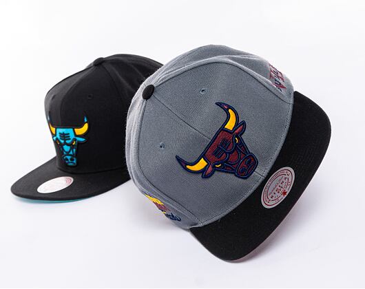 Kšiltovka Mitchell & Ness NBA Core Xi Snapback Chicago Bulls Black