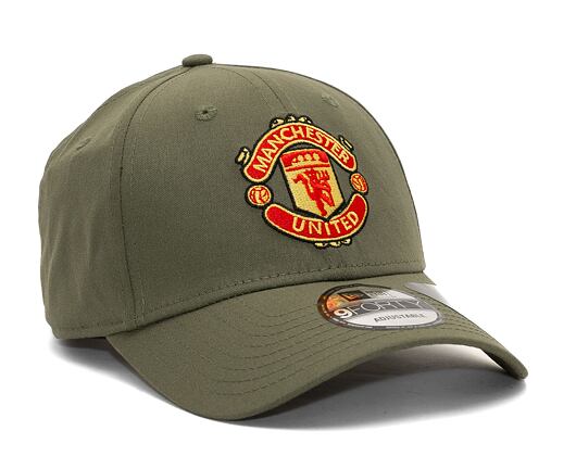 Kšiltovka New Era 9FORTY Seasonal Pop Manchester United FC New Olive / Team Color