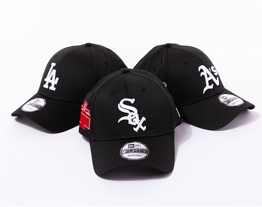 Kšiltovka New Era 9FORTY MLB Patch Chicago White Sox Cooperstown Black / Kelly Green