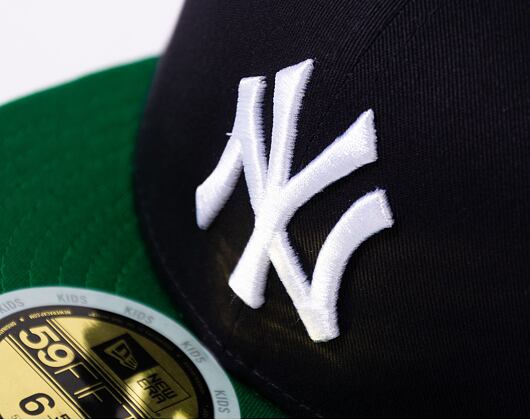 *DĚTSKÁ* kšiltovka New Era 59FIFTY Kids MLB Team Color New York Yankees Navy / Green KIDS