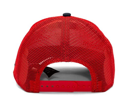 Kšiltovka New Era 9FORTY A-Frame Trucker Color Block Red Bull F1 White / Scarlet