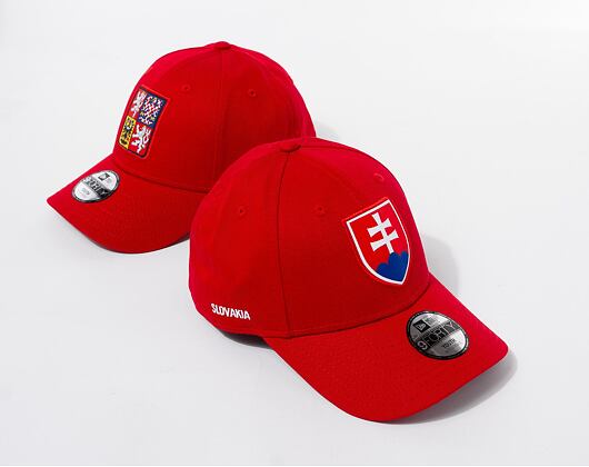 Kšiltovka New Era 9FORTY National Team - Slovakia Scarlet