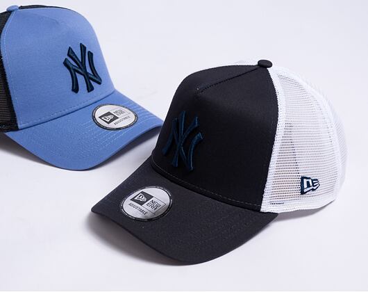 Kšiltovka New Era 9FORTY A-Frame Trucker MLB League Essential New York Yankees Navy