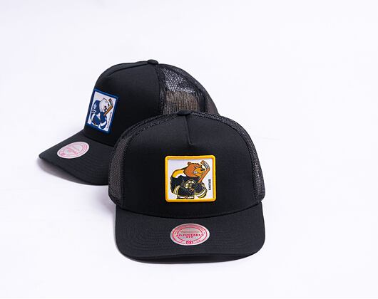 Kšiltovka Mitchell & Ness Mascot Trucker Boston Bruins Black