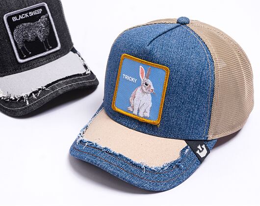 Kšiltovka Goorin - Silky Rabbit Trucker - Denim