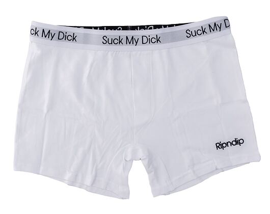 Boxerky Rip N Dip Suck It Boxers (White)