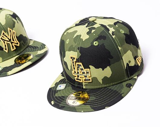 Kšiltovka New Era 59FIFTY MLB "2022 Armed Forces" Los Angeles Dodgers - Camo