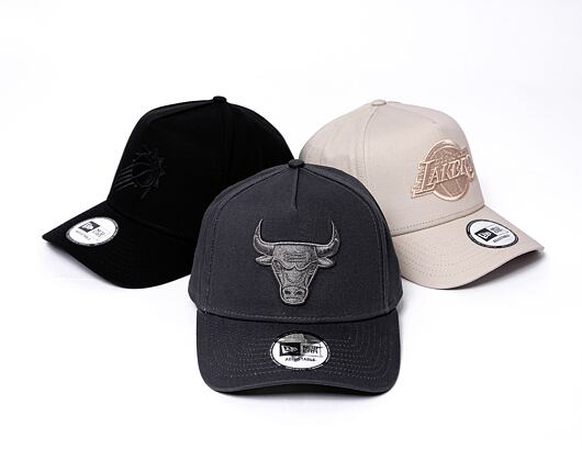 Kšiltovka New Era 9FORTY A-Frame NBA E-Frame Chicago Bulls - Graphite