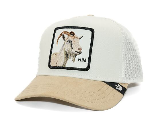 Kšiltovka Goorin - Trucker - The Suede Goat - Him - Tan