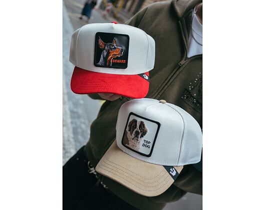 Kšiltovka Goorin - Trucker - The Suede Doberman - Red