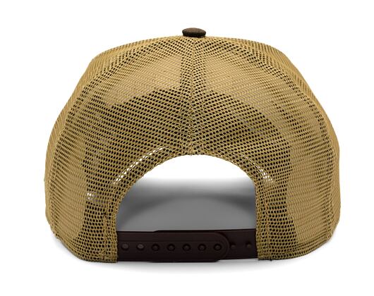 Kšiltovka New Era - Buffalo Patch Canvas 9FORTY Trucker - Stone / Brown