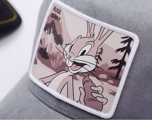 Kšiltovka Capslab - Looney Tunes - Bugs Bunny - Grey/White