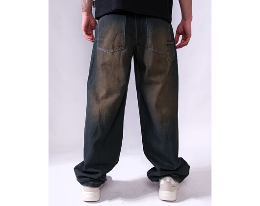 Kalhoty Karl Kani - Og Distress Relaxed Baggy - dark blue
