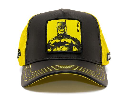 Kšiltovka Capslab - Trucker DC Comics - Batman PU - Black / Yellow