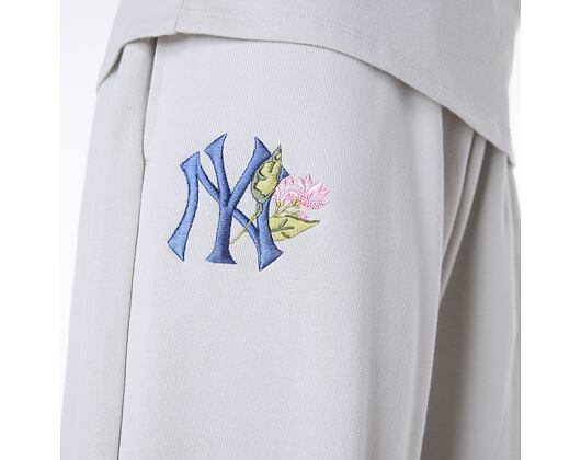 Dámské Tepláky New Era - MLB Floral Jogger - NY Yankees - Stone