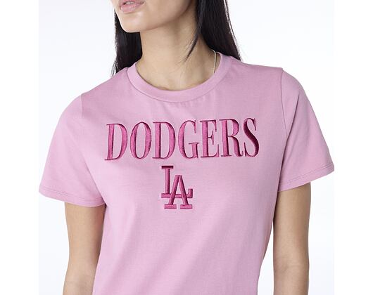 Dámské Triko New Era - MLB Graphic Tee - LA Dodgers - Pink