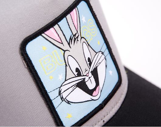 Kšiltovka Capslab - Trucker Looney Tunes - Bugs Bunny - Yellow / Grey