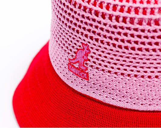 Klobouk Kangol - Double Mesh Lahinch - Peony Pink/Scarlet