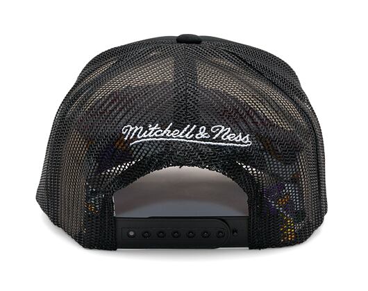 Kšiltovka Mitchell & Ness - Los Angeles Lakers - Year Of The Snake Trucker - Black