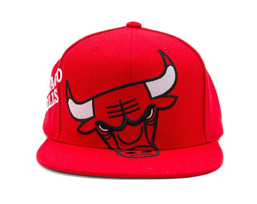 Kšiltovka Mitchell & Ness - Chicago Bulls - Big Time Snapback - Red