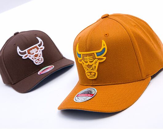 Kšiltovka Mitchell & Ness - Chicago Bulls - Fashion Classic Red - Burnt Orange