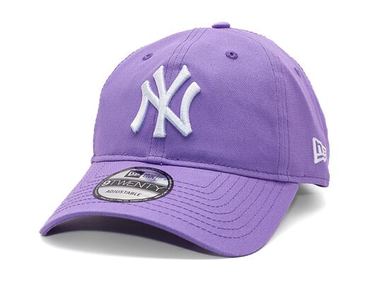 Kšiltovka New Era - MLB League Essential 9TWENTY - NY Yankees - Mauve / White