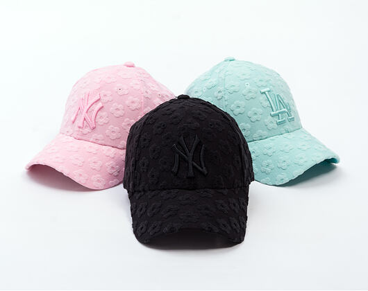 Dámská Kšiltovka New Era - MLB Floral Towelling 9FORTY - NY Yankees - Black