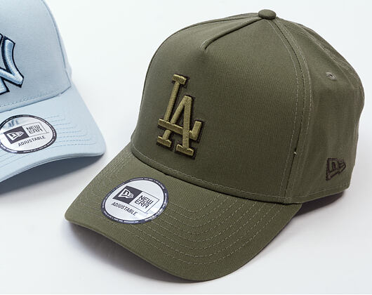 Kšiltovka New Era - MLB Tonal Outline 9FORTY A-Frame - LA Dodgers - New Olive