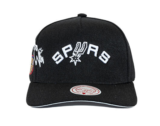 Kšiltovka Mitchell & Ness - NBA Born To Win Pro Snapback HWC - San Antonio Spurs - Black